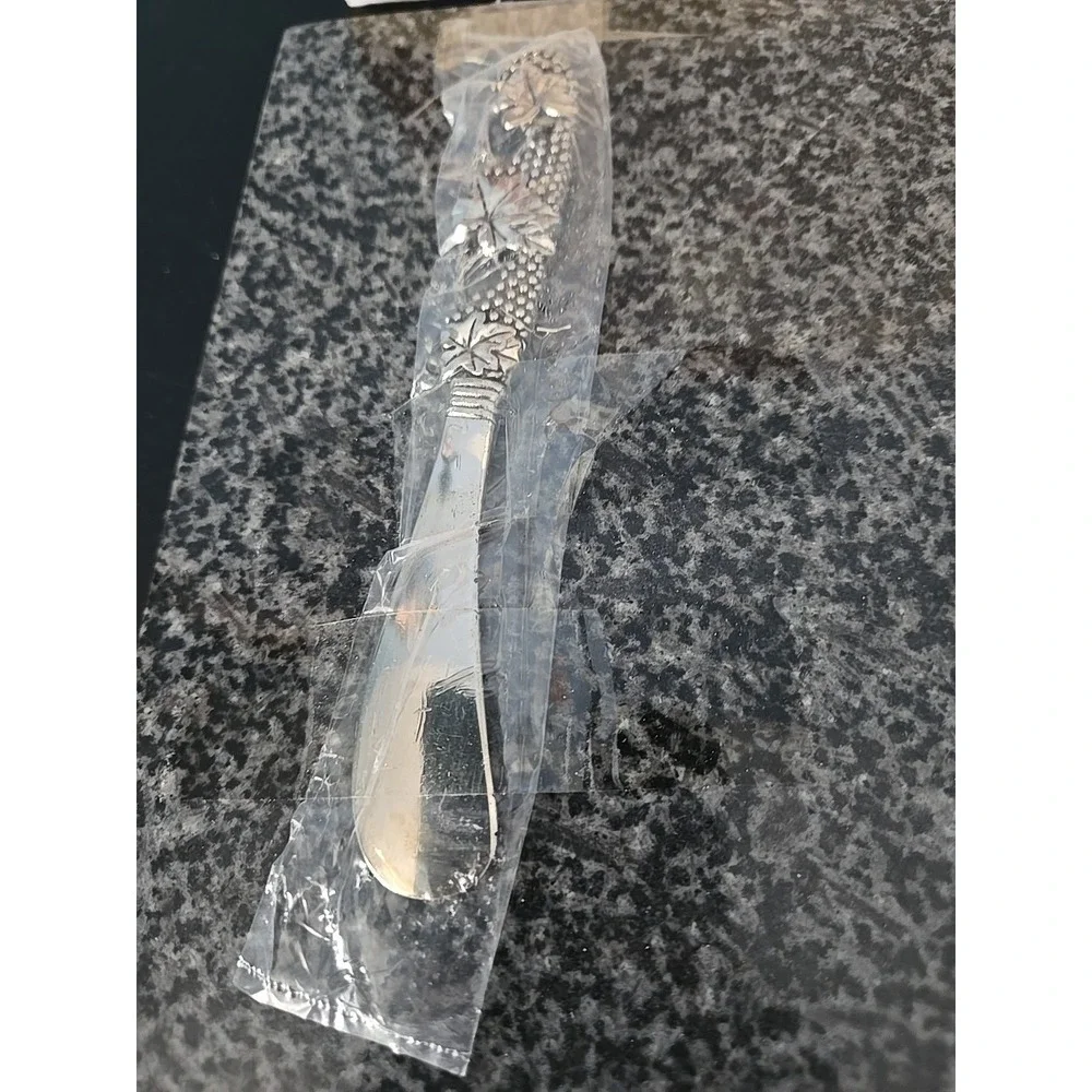 Vino Silver Granite Cheese‎ Board and Spreader Knife 8.75